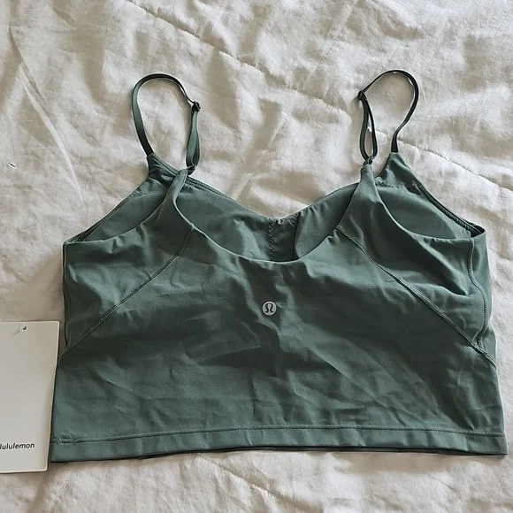 Lululemon Align Green Cropped Cami Tank - Picture 2 of 4